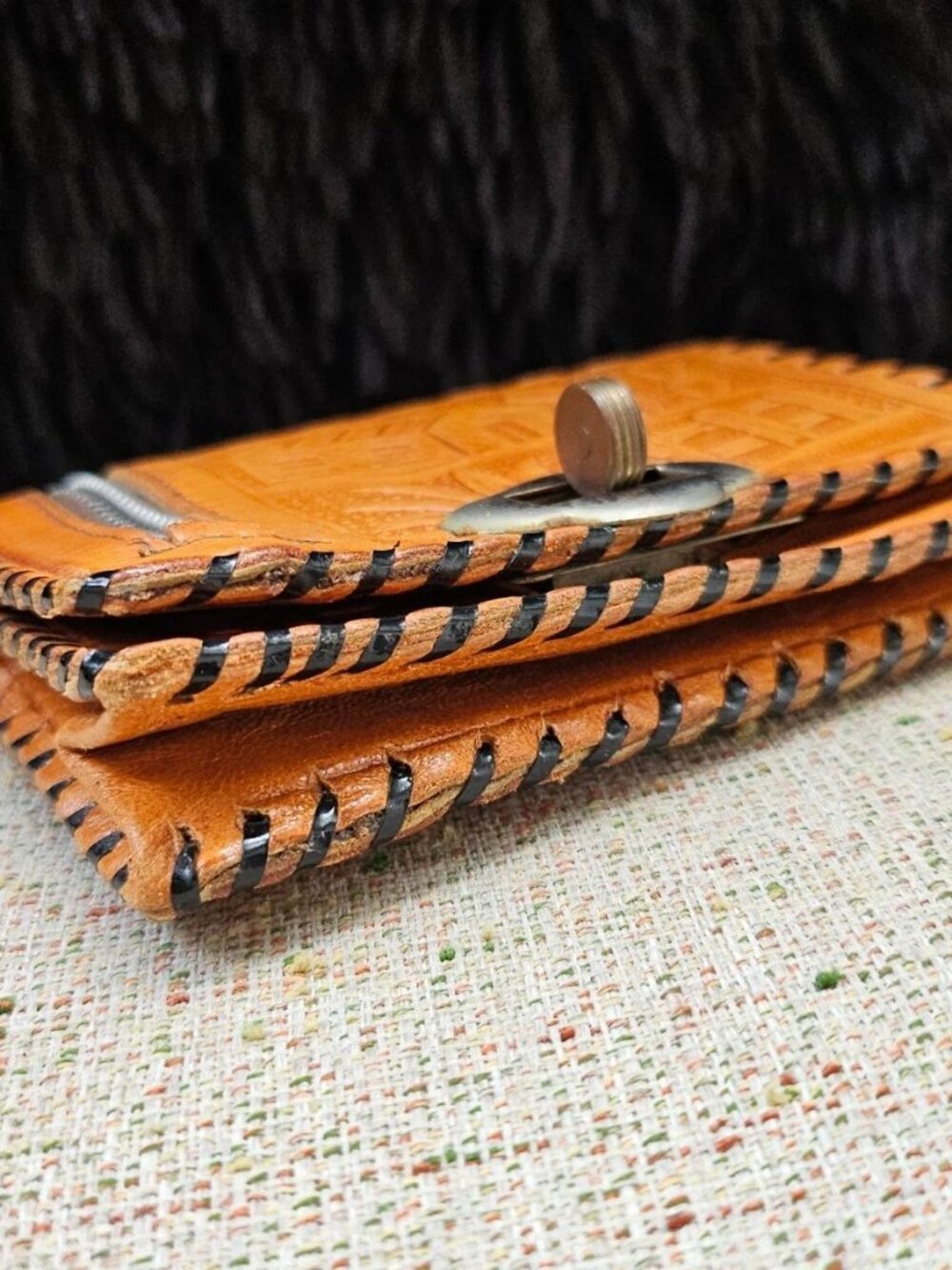 Mexico Handmade Wallet Genuine Leather Coin Puruse Card Holder Purse - Picture 6 of 12